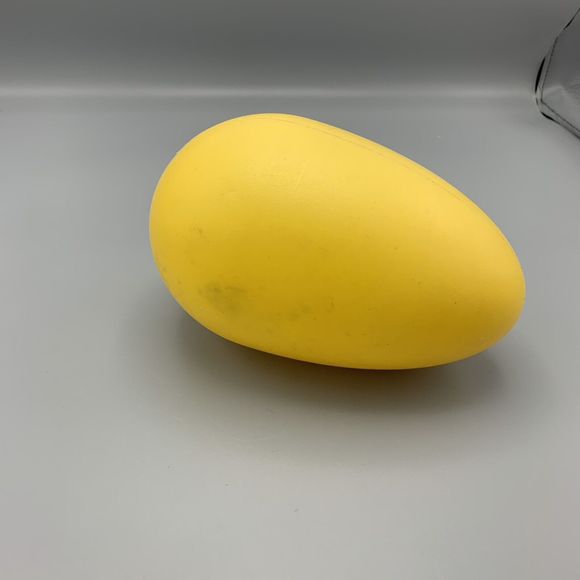 Pair of Plastic Blow Mold Easter Eggs 1 Yellow 1 Purple Yard Lawn Eggs 8" Hollow - Picture 12 of 12